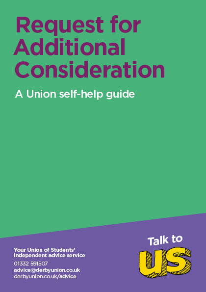 Academic Appeals Leaflet Cover