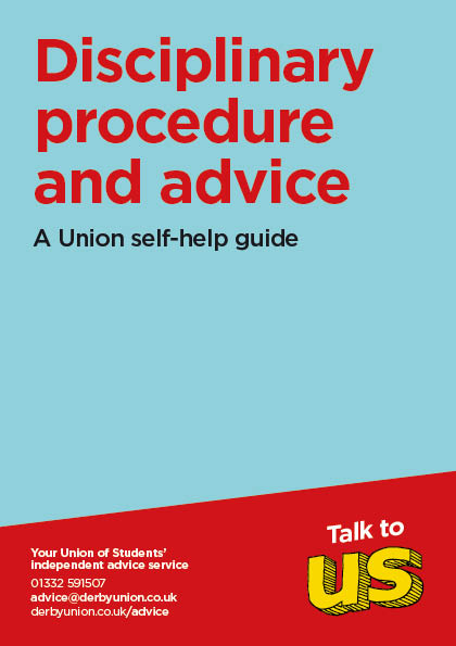 Academic Appeals Leaflet Cover