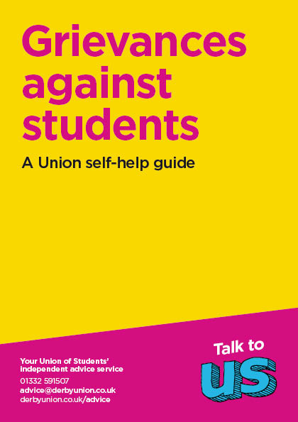 Academic Appeals Leaflet Cover