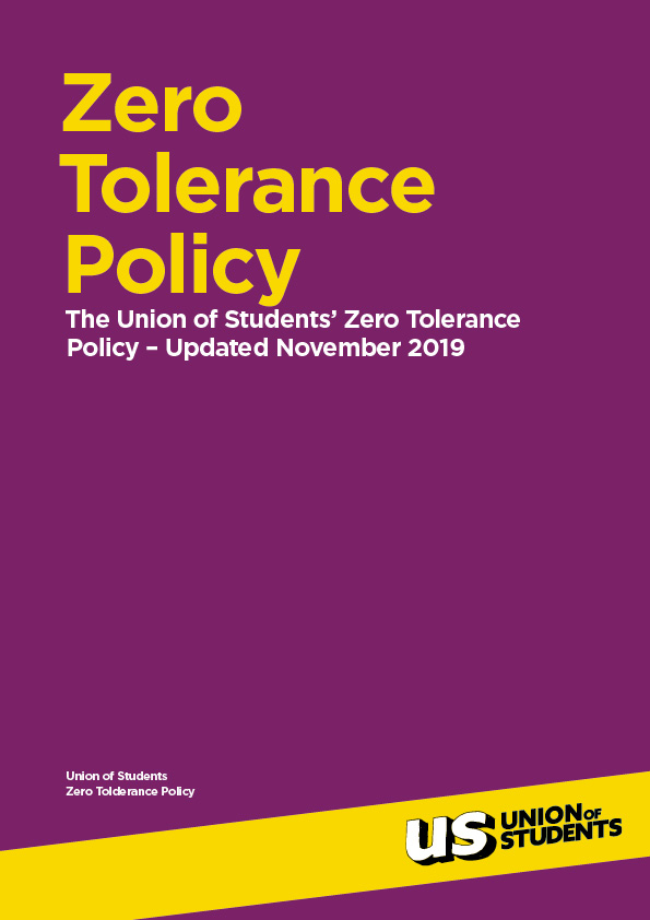 Zero Tolerance Policy Cover Image
